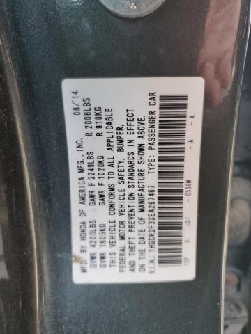 Photo 12 VIN: 1HGCR2F32EA297467 - HONDA ACCORD LX 