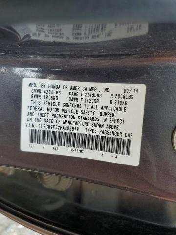 Photo 12 VIN: 1HGCR2F32FA009979 - HONDA ACCORD 