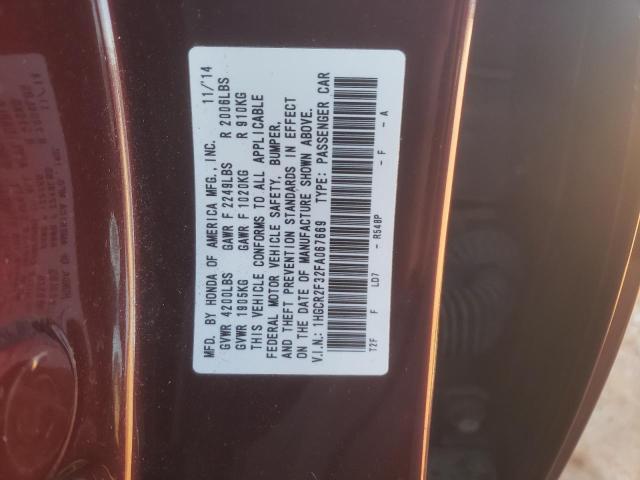 Photo 11 VIN: 1HGCR2F32FA067669 - HONDA ACCORD LX 