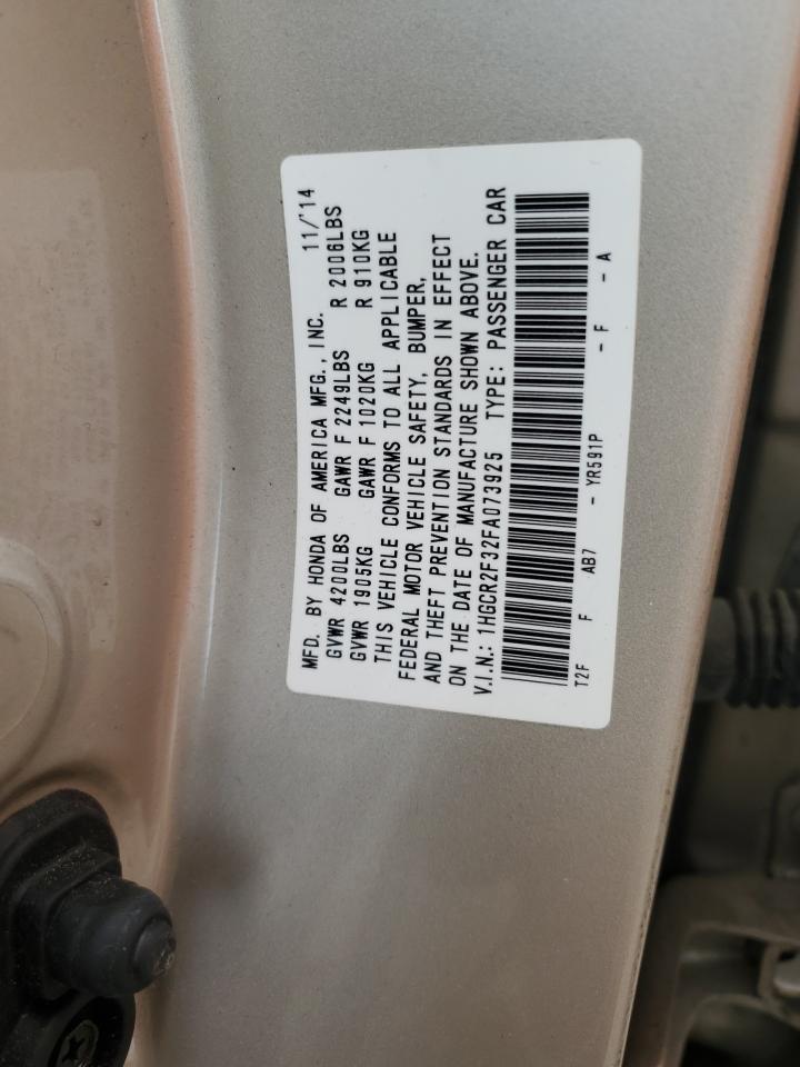 Photo 11 VIN: 1HGCR2F32FA073925 - HONDA ACCORD 