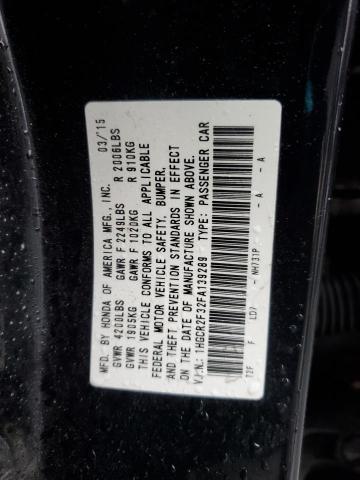 Photo 11 VIN: 1HGCR2F32FA139289 - HONDA ACCORD LX 