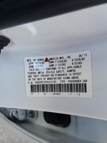 Photo 11 VIN: 1HGCR2F32FA223192 - HONDA ACCORD 