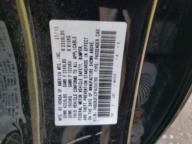 Photo 11 VIN: 1HGCR2F32FA250795 - HONDA ACCORD 