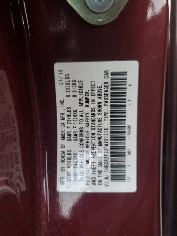 Photo 11 VIN: 1HGCR2F32FA251316 - HONDA ACCORD LX 