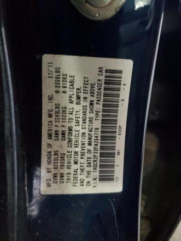 Photo 12 VIN: 1HGCR2F32FA254779 - HONDA ACCORD LX 