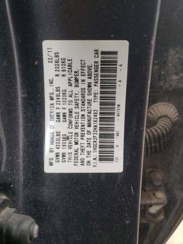 Photo 12 VIN: 1HGCR2F32HA162493 - HONDA ACCORD LX 