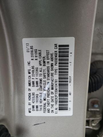 Photo 11 VIN: 1HGCR2F33DA104791 - HONDA ACCORD LX 