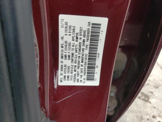 Photo 11 VIN: 1HGCR2F33DA109330 - HONDA ACCORD LX 