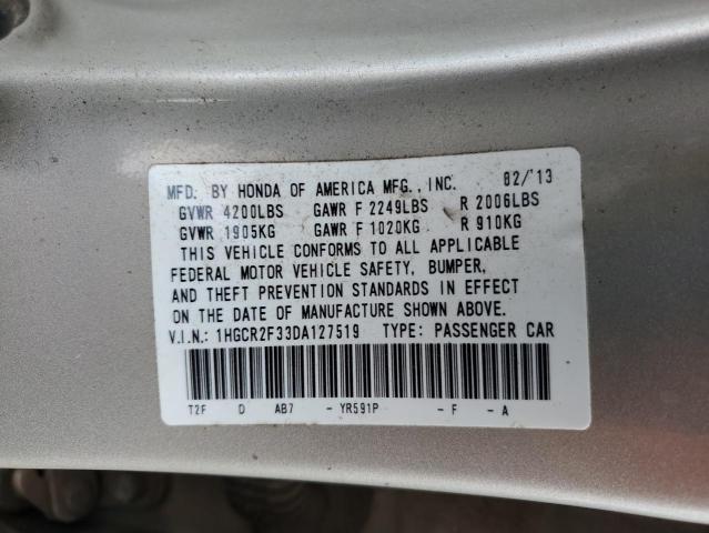 Photo 11 VIN: 1HGCR2F33DA127519 - HONDA ACCORD LX 