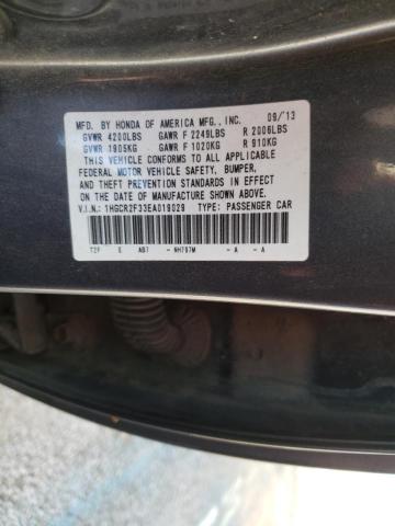 Photo 9 VIN: 1HGCR2F33EA019029 - HONDA ACCORD LX 