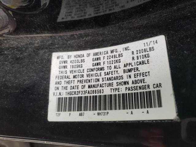 Photo 11 VIN: 1HGCR2F33FA066563 - HONDA ACCORD LX 