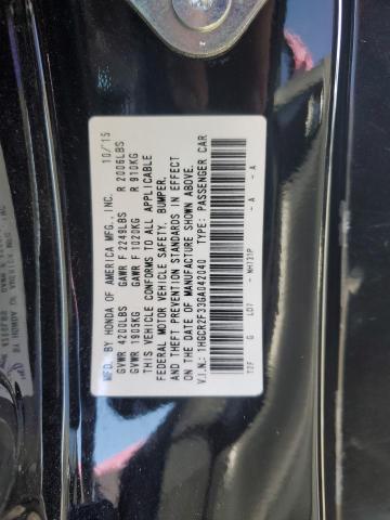 Photo 11 VIN: 1HGCR2F33GA042040 - HONDA ACCORD SEDAN 