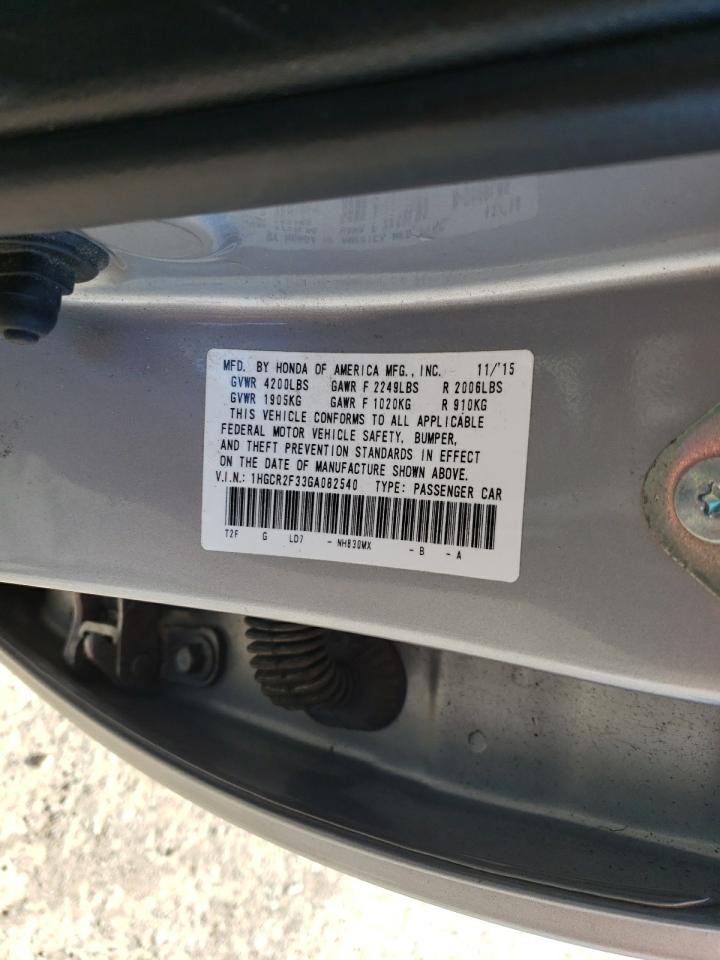 Photo 12 VIN: 1HGCR2F33GA082540 - HONDA ACCORD 