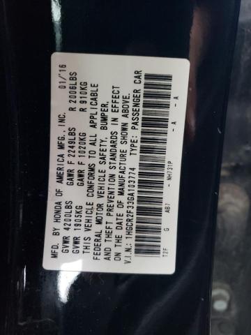 Photo 12 VIN: 1HGCR2F33GA103774 - HONDA ACCORD 