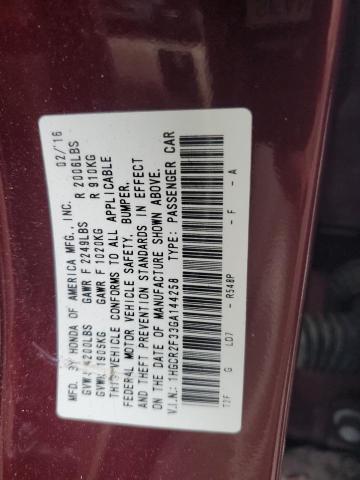 Photo 11 VIN: 1HGCR2F33GA144258 - HONDA ACCORD LX 