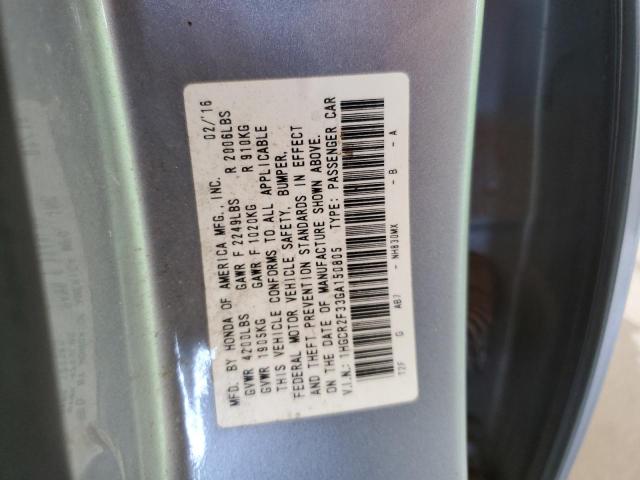 Photo 12 VIN: 1HGCR2F33GA150805 - HONDA ACCORD 