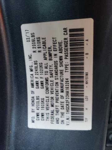 Photo 12 VIN: 1HGCR2F33HA163264 - HONDA ACCORD 