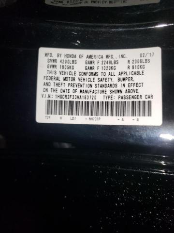 Photo 9 VIN: 1HGCR2F33HA163720 - HONDA ACCORD LX 