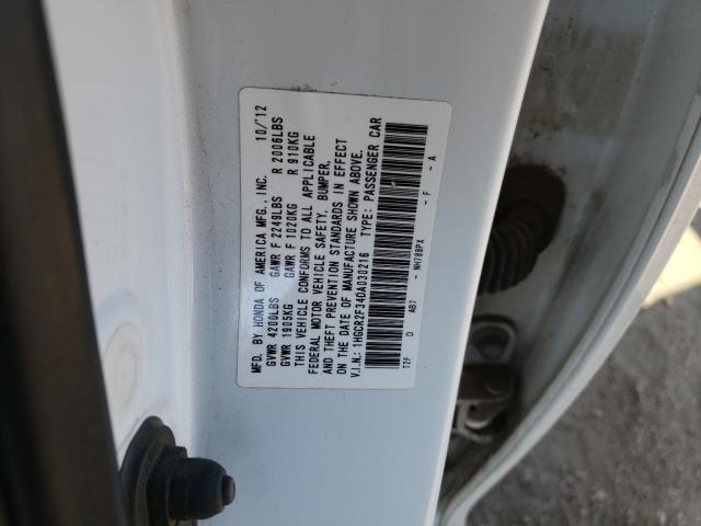 Photo 9 VIN: 1HGCR2F34DA030216 - HONDA ACCORD LX 