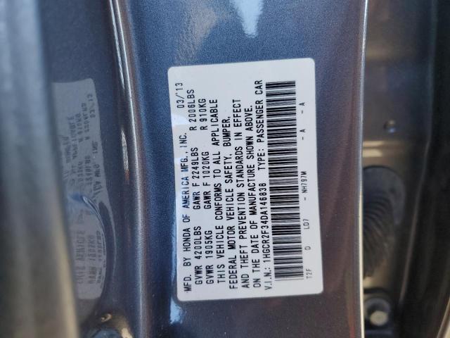 Photo 9 VIN: 1HGCR2F34DA146838 - HONDA ACCORD LX 