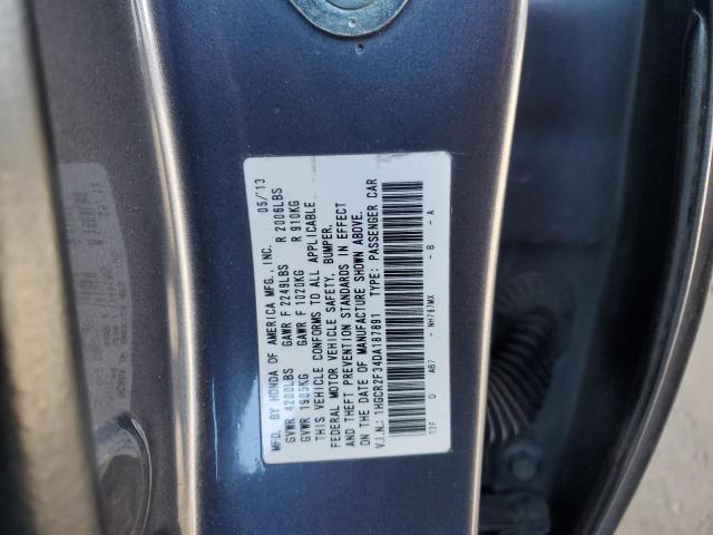 Photo 12 VIN: 1HGCR2F34DA187891 - HONDA ACCORD LX 