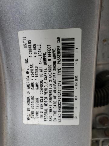 Photo 11 VIN: 1HGCR2F34DA211249 - HONDA ACCORD LX 