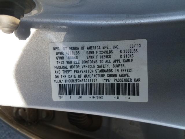 Photo 9 VIN: 1HGCR2F34EA013207 - HONDA ACCORD LX 