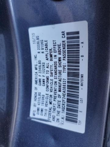 Photo 9 VIN: 1HGCR2F34EA066537 - HONDA ACCORD LX 