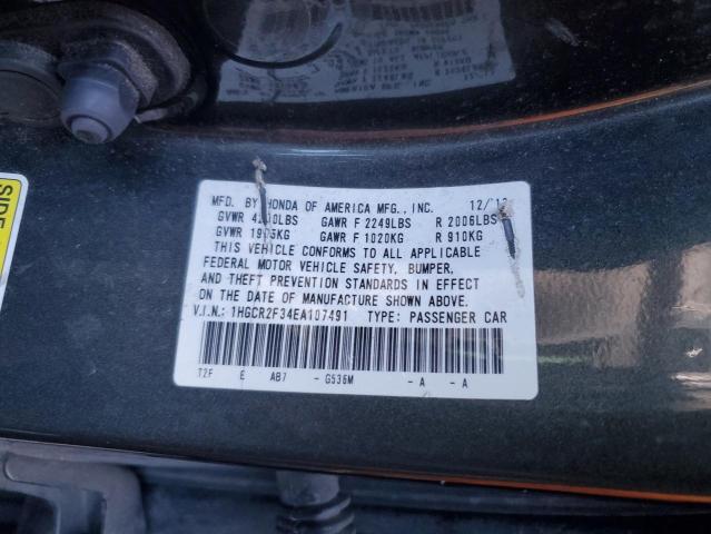 Photo 11 VIN: 1HGCR2F34EA107491 - HONDA ACCORD 