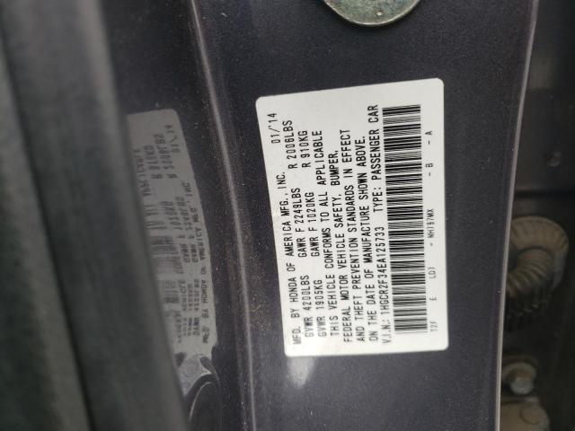 Photo 9 VIN: 1HGCR2F34EA125733 - HONDA ACCORD LX 