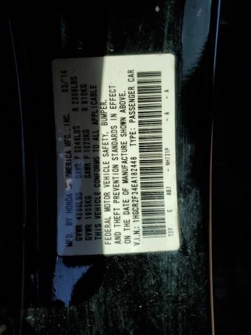 Photo 11 VIN: 1HGCR2F34EA182448 - HONDA ACCORD LX 