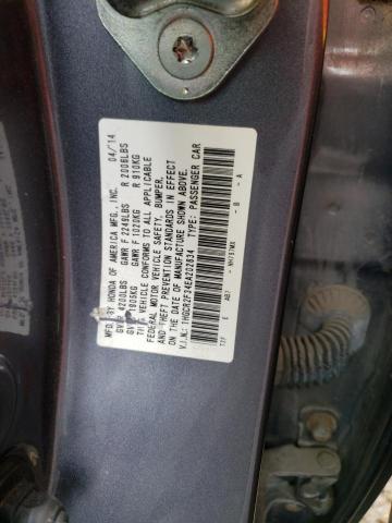 Photo 9 VIN: 1HGCR2F34EA202634 - HONDA ACCORD LX 