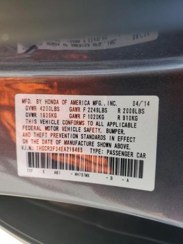 Photo 12 VIN: 1HGCR2F34EA219465 - HONDA ACCORD 