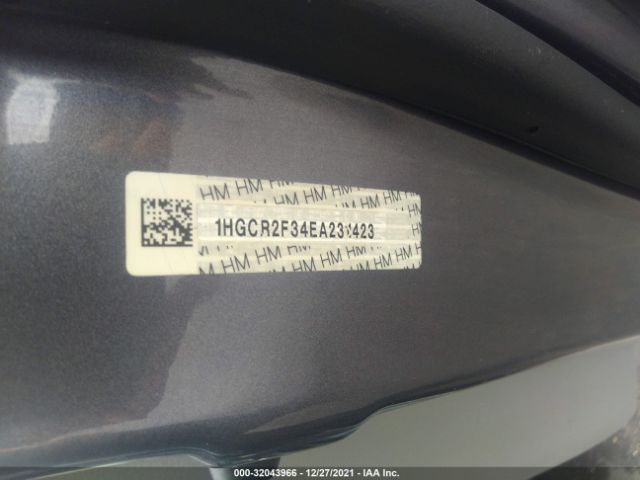 Photo 8 VIN: 1HGCR2F34EA231423 - HONDA ACCORD SEDAN 