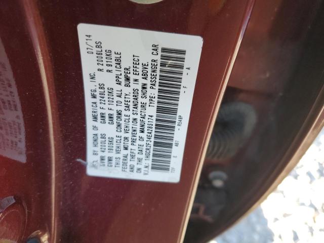 Photo 11 VIN: 1HGCR2F34EA285174 - HONDA ACCORD 