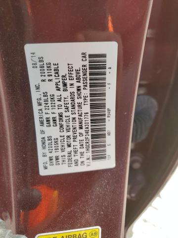 Photo 12 VIN: 1HGCR2F34EA301776 - HONDA ACCORD LX 