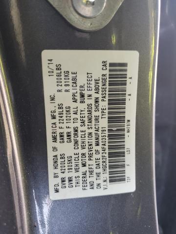 Photo 12 VIN: 1HGCR2F34FA035791 - HONDA ACCORD LX 