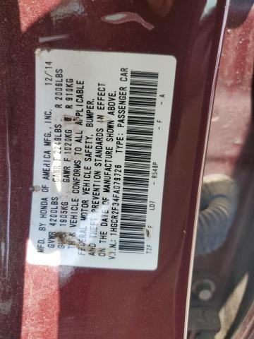 Photo 11 VIN: 1HGCR2F34FA079726 - HONDA ACCORD 