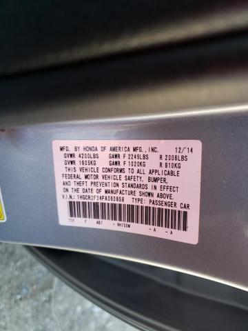 Photo 9 VIN: 1HGCR2F34FA080858 - HONDA ACCORD LX 