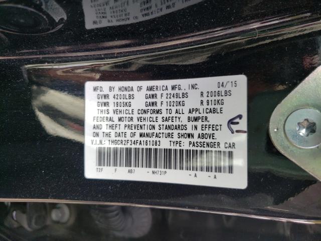 Photo 9 VIN: 1HGCR2F34FA161083 - HONDA ACCORD LX 