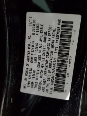 Photo 11 VIN: 1HGCR2F34FA181320 - HONDA ACCORD LX 