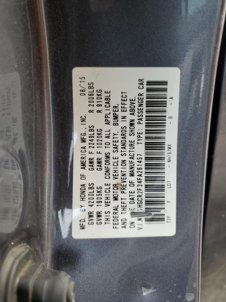 Photo 11 VIN: 1HGCR2F34FA261457 - HONDA ACCORD 