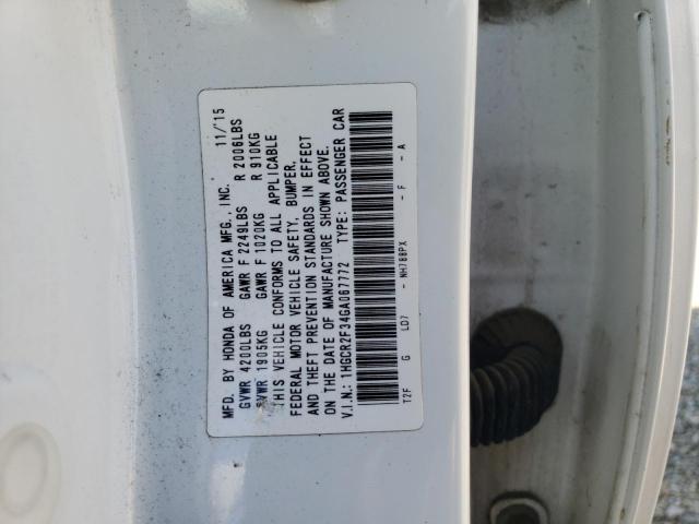 Photo 11 VIN: 1HGCR2F34GA067772 - HONDA ACCORD LX 