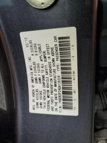 Photo 11 VIN: 1HGCR2F34GA139229 - HONDA ACCORD LX 