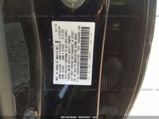 Photo 8 VIN: 1HGCR2F34GA151395 - HONDA ACCORD SEDAN 