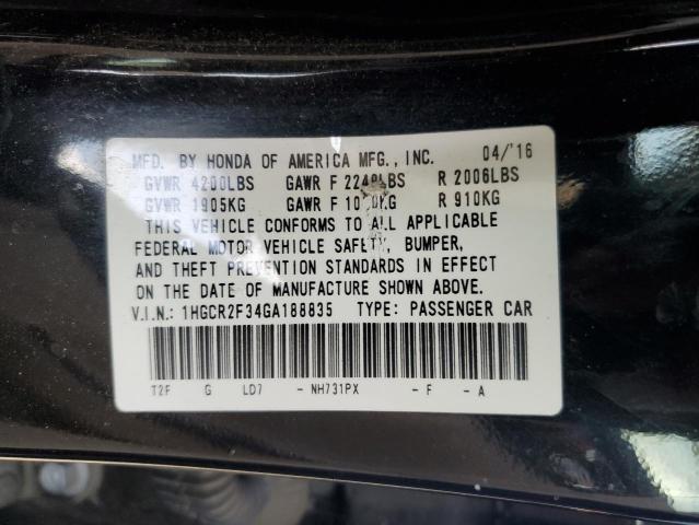 Photo 11 VIN: 1HGCR2F34GA188835 - HONDA ACCORD 