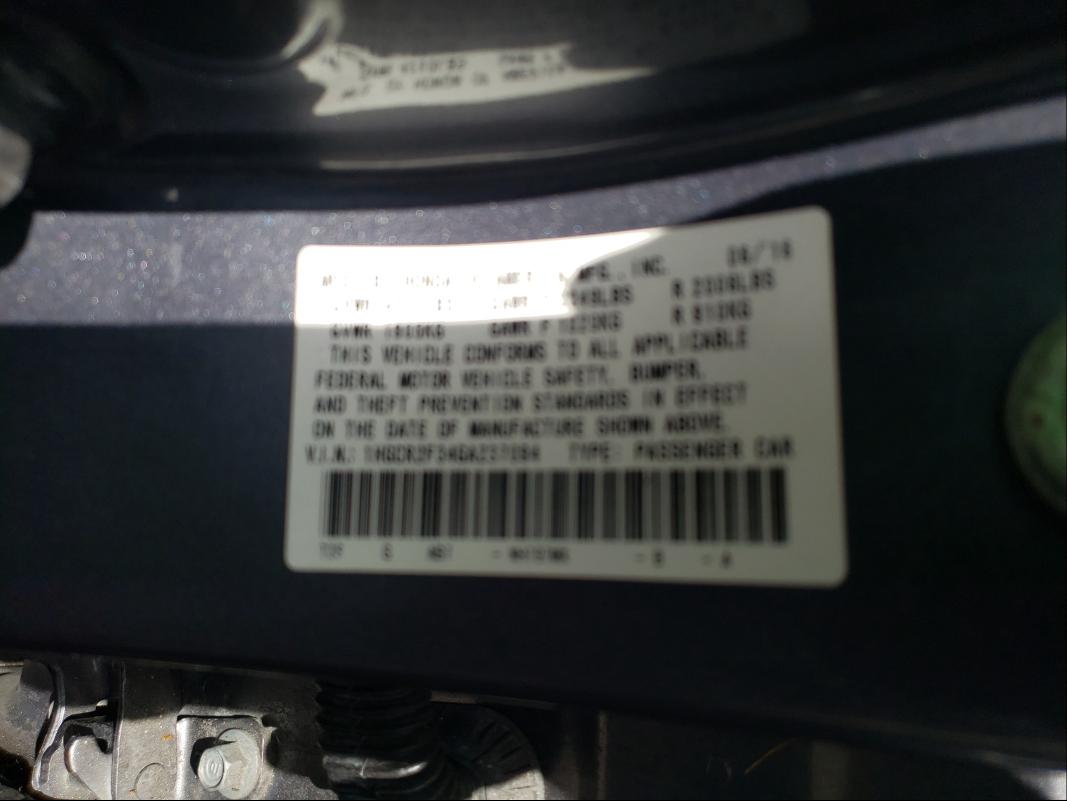 Photo 9 VIN: 1HGCR2F34GA237094 - HONDA ACCORD LX 