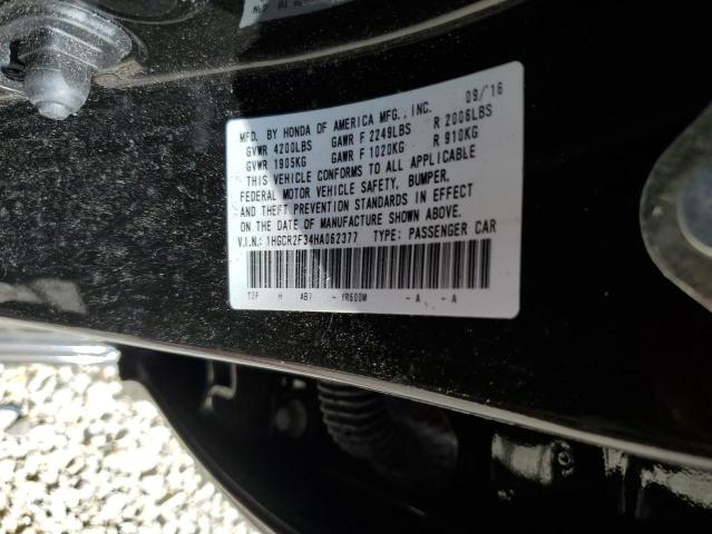 Photo 9 VIN: 1HGCR2F34HA062377 - HONDA ACCORD LX 