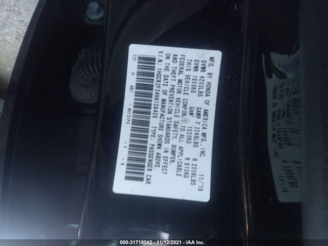 Photo 8 VIN: 1HGCR2F34HA106409 - HONDA ACCORD SEDAN 