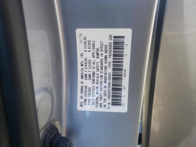 Photo 11 VIN: 1HGCR2F34HA108063 - HONDA ACCORD 